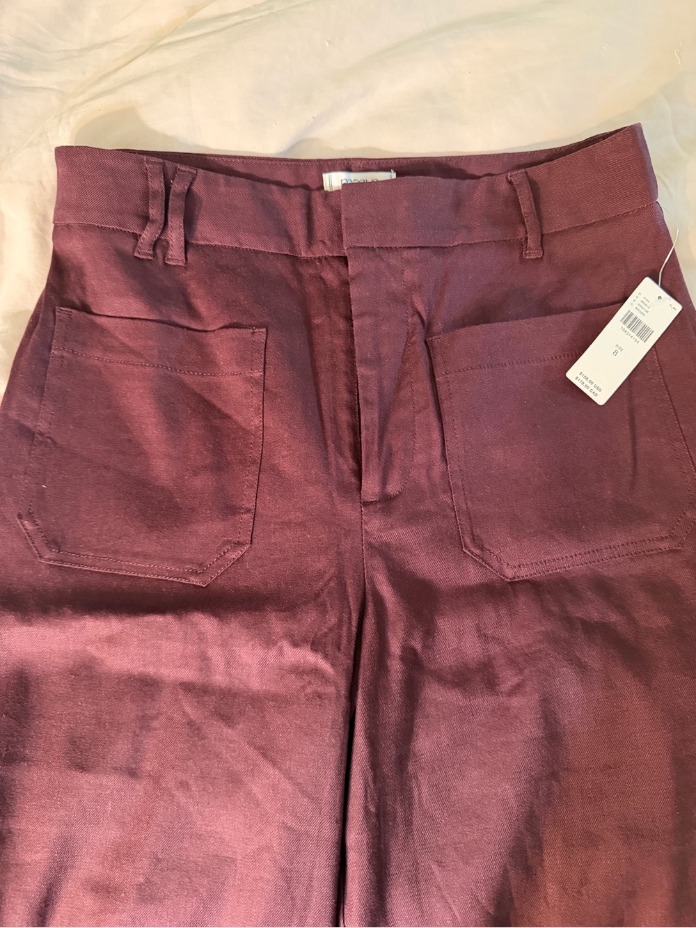 Maeve Wide Leg Pants in Deep Brown - Picture 6 of 6